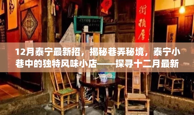 揭秘泰宁小巷秘境,十二月最新魅力招探之旅的小店风情