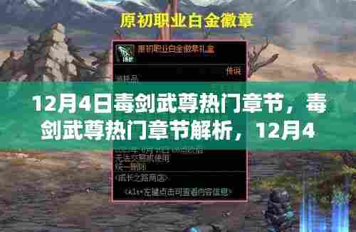 毒剑武尊，热门章节解析与精彩瞬间回顾