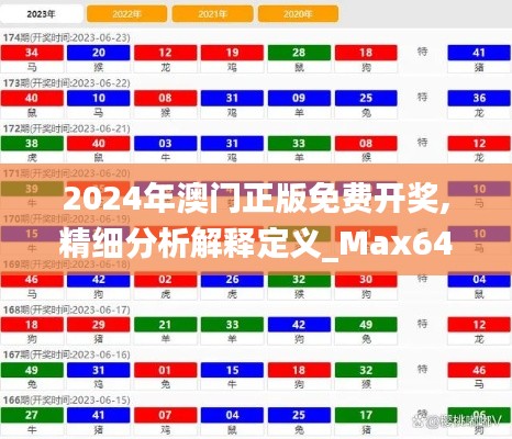 2024年澳门正版免费开奖,精细分析解释定义_Max64.978-6