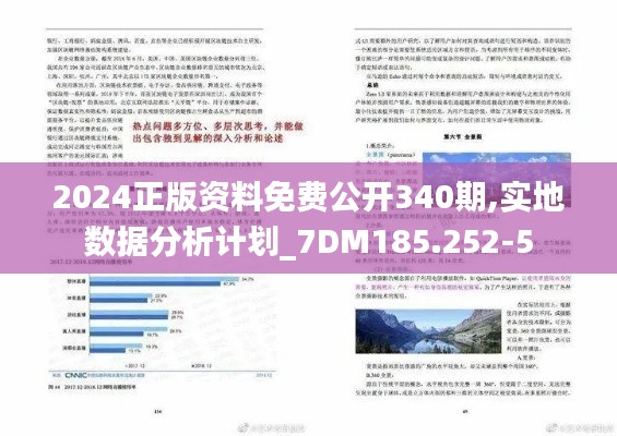 2024正版资料免费公开340期,实地数据分析计划_7DM185.252-5