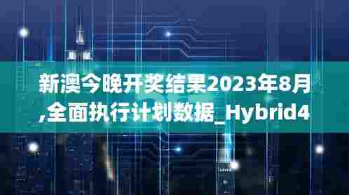 新澳今晚开奖结果2023年8月,全面执行计划数据_Hybrid42.213