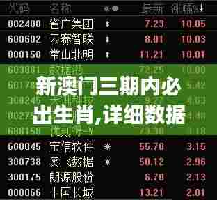 新澳门三期内必出生肖,详细数据解释定义_移动版37.604