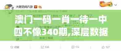 澳门一码一肖一待一中四不像340期,深层数据应用执行_复刻款65.325-9