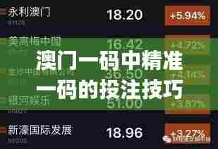 澳门一码中精准一码的投注技巧分享,数据设计驱动执行_V2.641