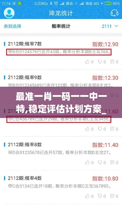 最准一肖一码一一中一特,稳定评估计划方案_挑战版37.215