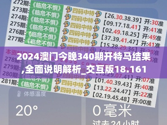 2024澳门今晚340期开特马结果,全面说明解析_交互版18.161