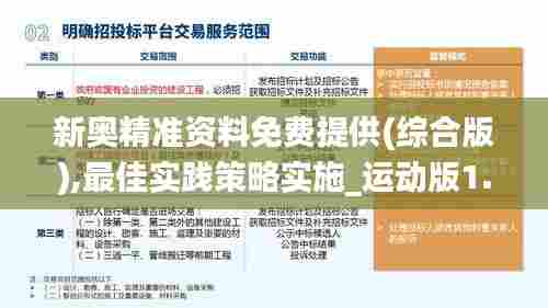 新奥精准资料免费提供(综合版),最佳实践策略实施_运动版1.290
