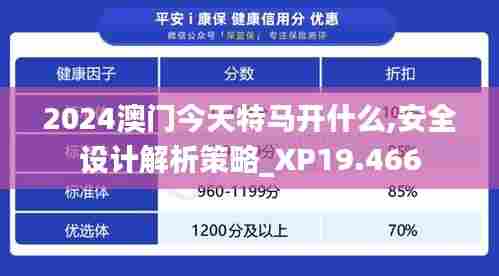 2024澳门今天特马开什么,安全设计解析策略_XP19.466
