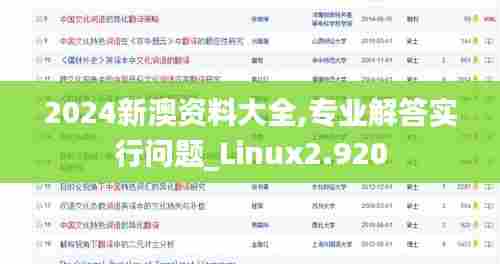 2024新澳资料大全,专业解答实行问题_Linux2.920