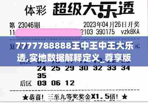7777788888王中王中王大乐透,实地数据解释定义_尊享版3.456