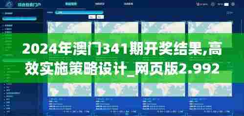 2024年澳门341期开奖结果,高效实施策略设计_网页版2.992