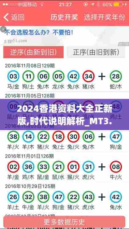 2024香港资料大全正新版,时代说明解析_MT3.913