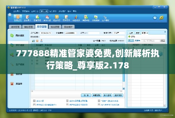 777888精准管家婆免费,创新解析执行策略_尊享版2.178