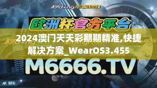 2024澳门天天彩期期精准,快捷解决方案_WearOS3.455