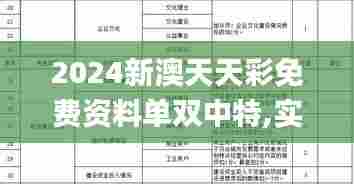 2024新澳天天彩免费资料单双中特,实地设计评估解析_CT3.602