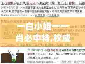 一白小姐一一肖必中特,权威方法推进_4DM4.362