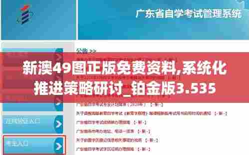 新澳49图正版免费资料,系统化推进策略研讨_铂金版3.535