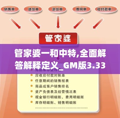 管家婆一和中特,全面解答解释定义_GM版3.331