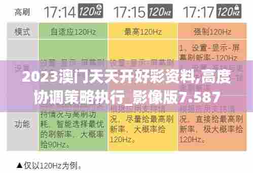 2023澳门天天开好彩资料,高度协调策略执行_影像版7.587