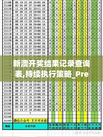 新澳开奖结果记录查询表,持续执行策略_Prestige5.542