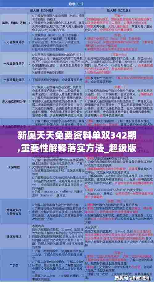 新奥天天免费资料单双342期,重要性解释落实方法_超级版3.707