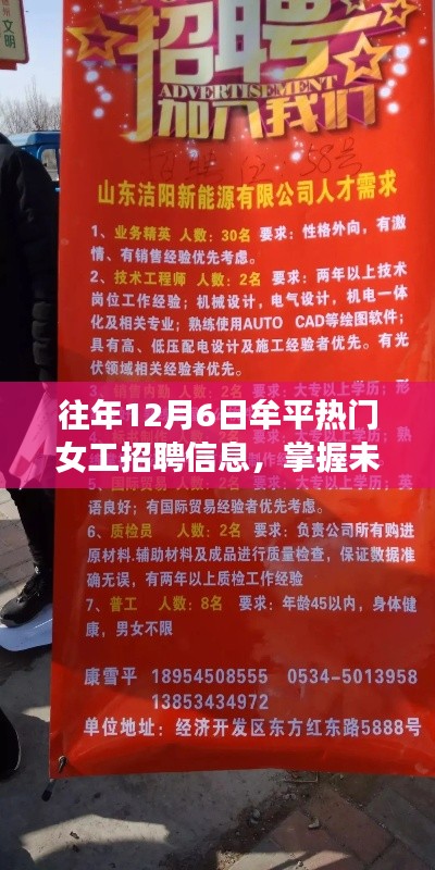 往年12月6日牟平热门女工招聘信息,掌握未来,从牟平热门女工招聘信息开始——励志成长之路