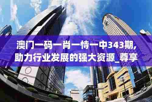 澳门一码一肖一恃一中343期,助力行业发展的强大资源_尊享版3.769