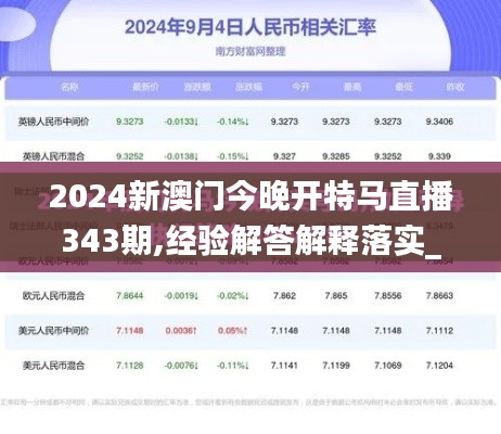 2024新澳门今晚开特马直播343期,经验解答解释落实_3K5.647