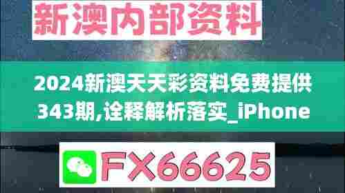 2024新澳天天彩资料免费提供343期,诠释解析落实_iPhone9.625