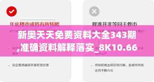 新奥天天免费资料大全343期,准确资料解释落实_8K10.664