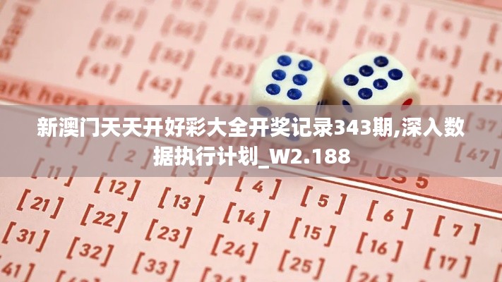 新澳门天天开好彩大全开奖记录343期,深入数据执行计划_W2.188
