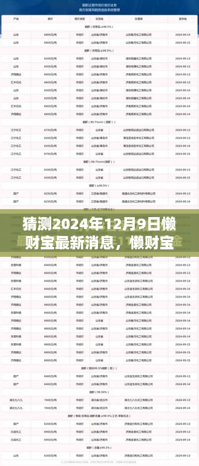 懒财宝最新消息预测指南，初学者与进阶用户的全面步骤教程（2024年12月版）