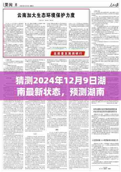 湖南未来展望,聚焦2024年12月9日的最新状态预测与未来展望