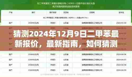 猜测未来，2024年12月9日二甲苯最新报价指南及教程