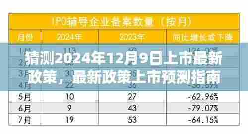 最新政策上市预测指南，如何准备迎接2024年12月9日的政策变革挑战