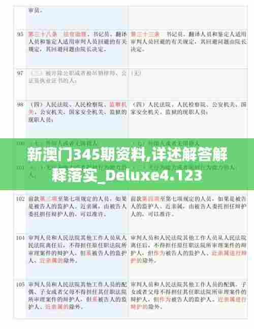 新澳门345期资料,详述解答解释落实_Deluxe4.123