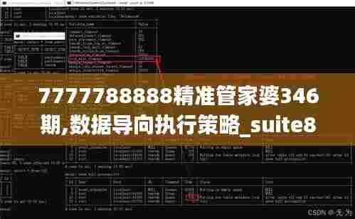 7777788888精准管家婆346期,数据导向执行策略_suite8.972