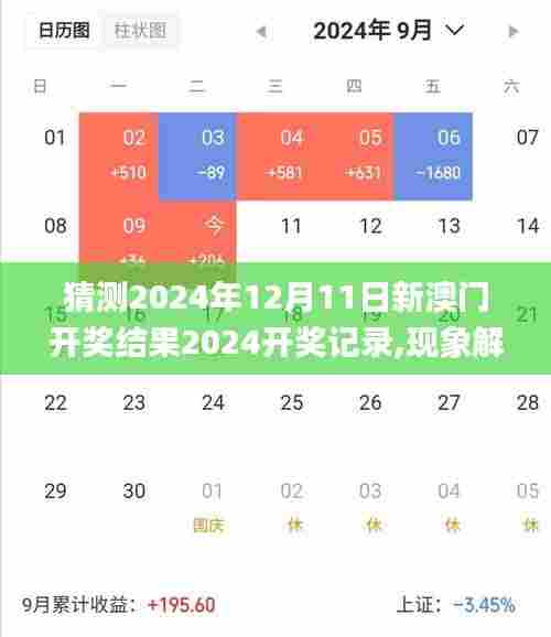 猜测2024年12月11日新澳门开奖结果2024开奖记录,现象解答解释定义_1440p13.115