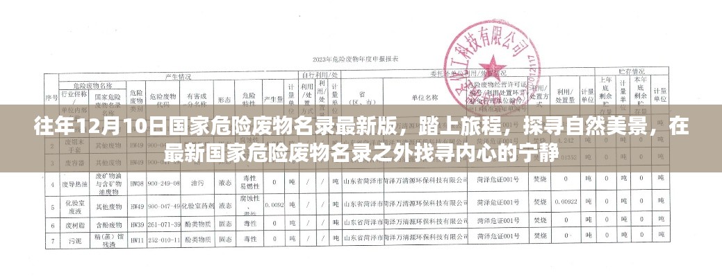 探寻自然美景,超越危险废物名录,寻找内心宁静之旅