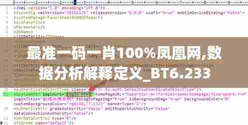 最准一码一肖100%凤凰网,数据分析解释定义_BT6.233