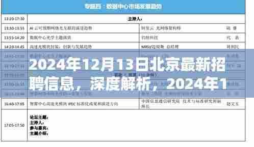 深度解析,2024年12月北京最新招聘信息全面评测与招聘趋势展望
