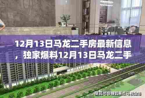 独家爆料,马龙二手房市场火热更新,最新房源一网打尽!