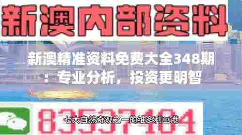 新澳精准资料免费大全348期：专业分析，投资更明智