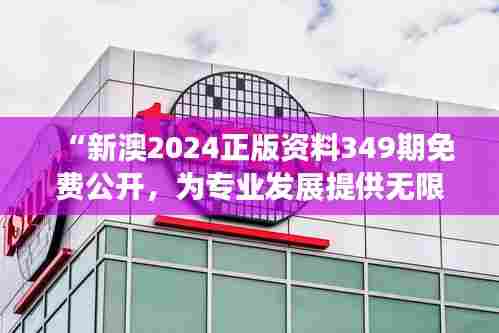 “新澳2024正版资料349期免费公开,为专业发展提供无限可能”