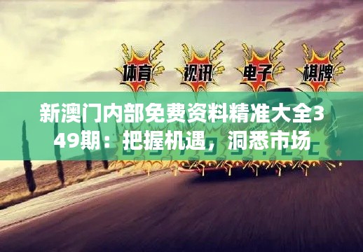 新澳门内部免费资料精准大全349期：把握机遇，洞悉市场