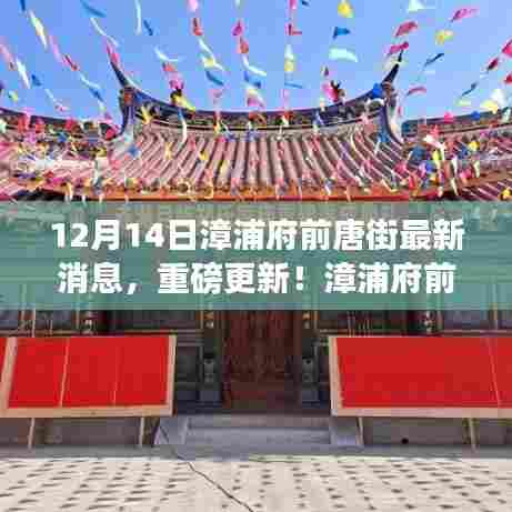 漳浦府前唐街科技新品揭秘,体验前沿科技,12月重磅更新消息