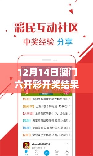 12月14日澳门六开彩开奖结果开奖记录2024年"— 澳门六彩的惊人之变