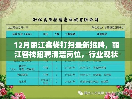 丽江客栈清洁岗位招聘,行业现状与个人观点探析