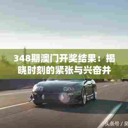 348期澳门开奖结果:揭晓时刻的紧张与兴奋并存