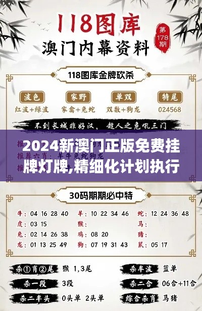 2024新澳门正版免费挂牌灯牌,精细化计划执行_移动版3.841